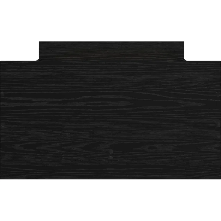 vidaXL Bettrahmen Schwarze Eiche 100 x 200 cm Holzwerkstoff 3446582 – Bild 4