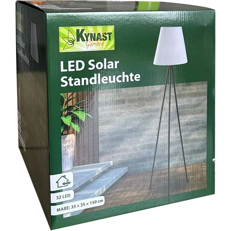 Kynast Led Solar Standleuchte Dreibein 35 x 150 cm Kaltweiß Garten Leuchte – Bild 7