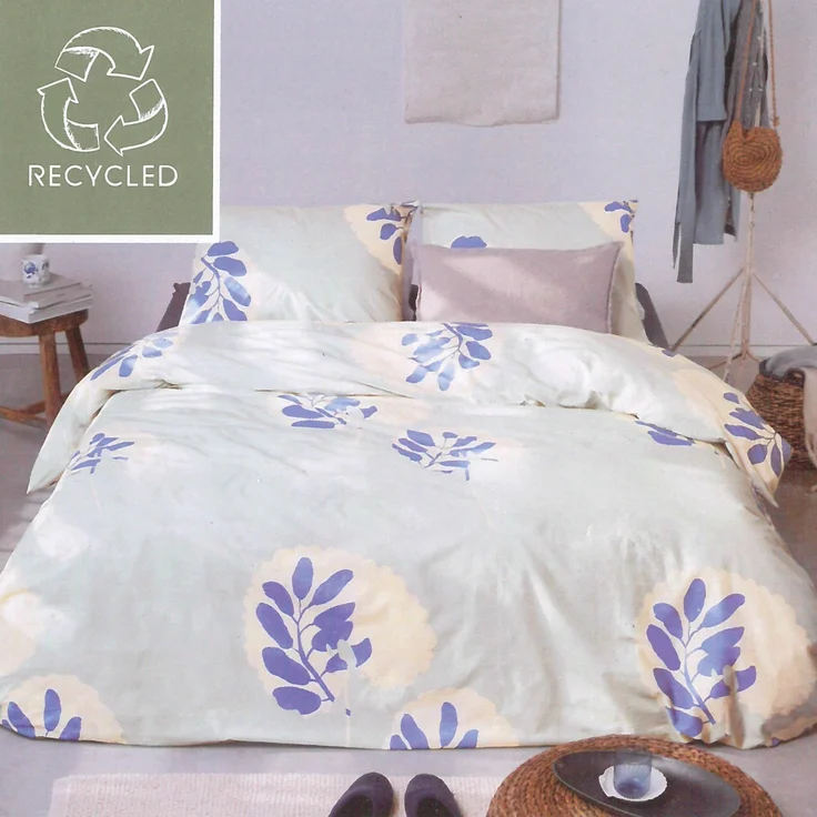 Bettwäsche Walra (155x220cm) Remade Romantic Leaves – Bild 1