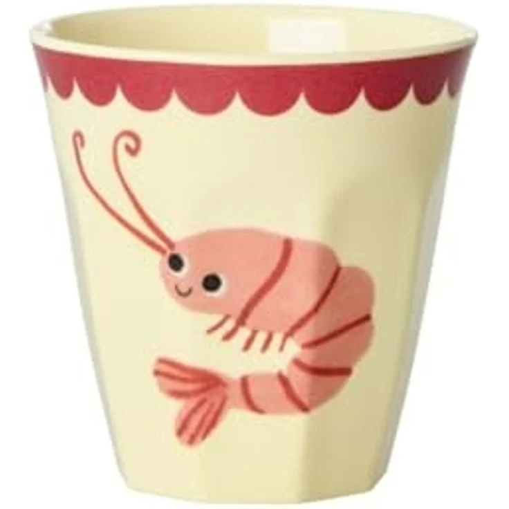 rice Kinderbecher Rice Melamin 6er-SET Becher - Blue Ocean Print 160ml, Melamin – Bild 4