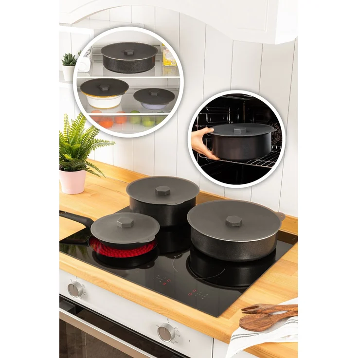Hermia Concept '3Boytncrkpk' Organizer-Set (3-teilig), Anthrazit, 30 x 30 x 1 cm – Bild 1