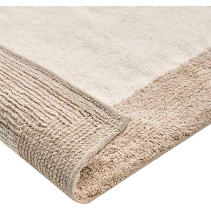 Badematte KABRI Braun Beige 60 x 90 cm Baumwolle – Bild 5