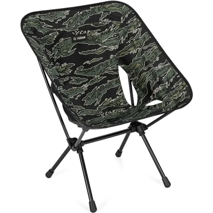 Helinox Chair One (re) Outdoor-Stuhl, stabiler Gartenklappstuhl mit ergonomischem Design, 30% höhere Sitzhöhe, inklusive Seitentasche, leicht und kompakt, bis 145 kg belastbar – Bild 1