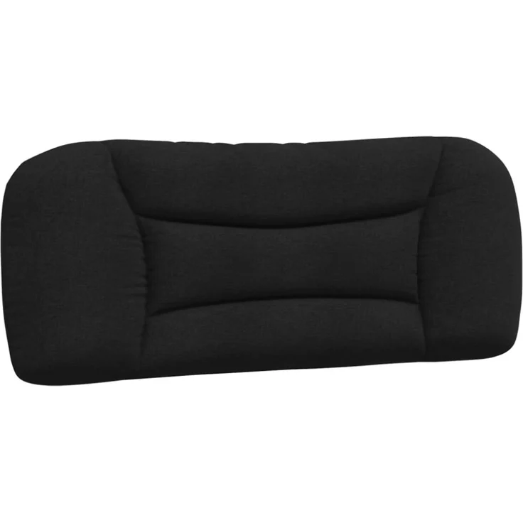 vidaXL Kopfteil-Kissen Schwarz 100 cm Stoff 374551 – Bild 3