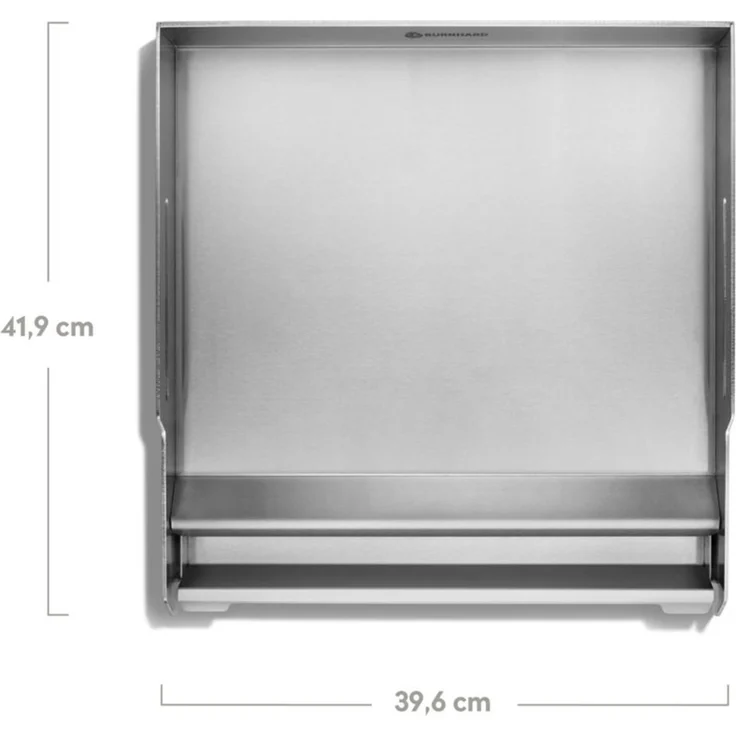 BURNHARD® Premium Plancha Grillplatte Edelstahl für Gasgrill GRANT - Schwarz - #946371 – Bild 2