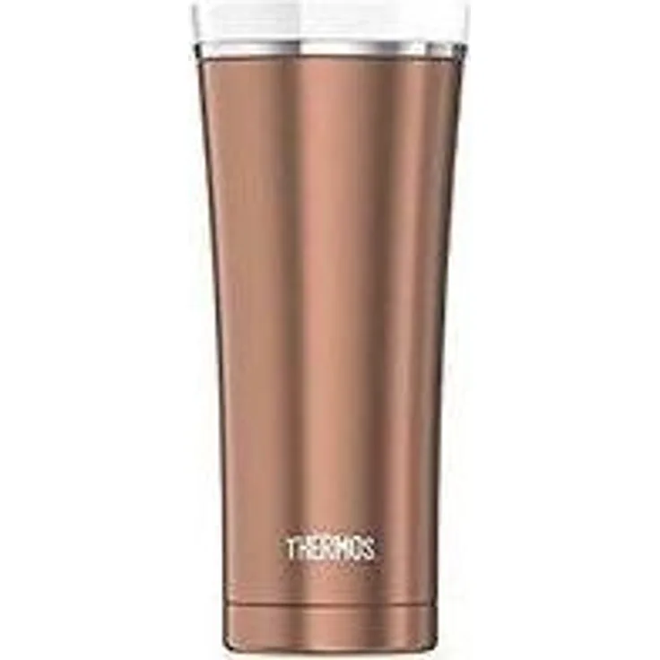 THERMOS 4004. 284. 047 Coffee-to-Go Thermobecher Premium, Edelstahl Rosé Gold 0,47 l, 5 Stunden heiß, 9 Stunden kalt, BPA-Free