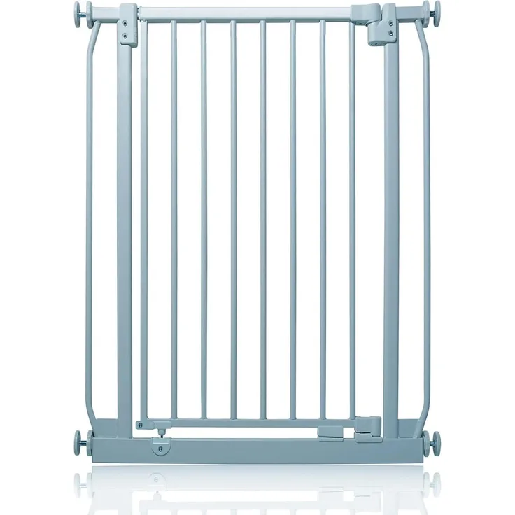 Safetots Extra Tall Elite Sicherheitsschutzgitter, 71cm - 80cm, Matt Grau, Extra hohe 96. 8cm Höhe, Treppenschutzgitter mit Druckmontage, Sicherheitsbarriere, Einfache Installation