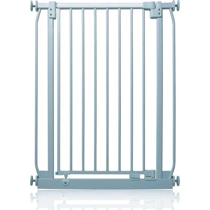 Safetots Extra Tall Elite Sicherheitsschutzgitter, 71cm - 80cm, Matt Grau, Extra hohe 96. 8cm Höhe, Treppenschutzgitter mit Druckmontage, Sicherheitsbarriere, Einfache Installation