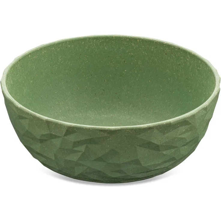 Koziol Schale 4er-Set Club Bowl, Schüsseln, Kunststoff-Holz-Mix, Nature Leaf Green, 700 ml, 5004703