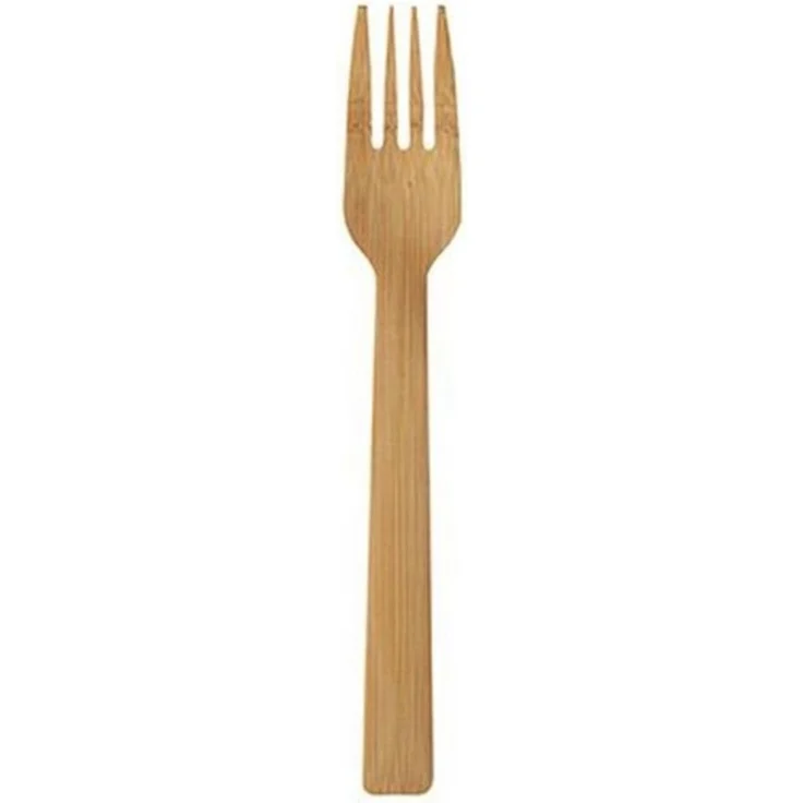 PAPSTAR Einweggabel Papstar 50 Gabeln, aus Bambus "pure" 16,5 cm – Bild 1
