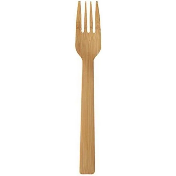 PAPSTAR Einweggabel Papstar 50 Gabeln, aus Bambus "pure" 16,5 cm