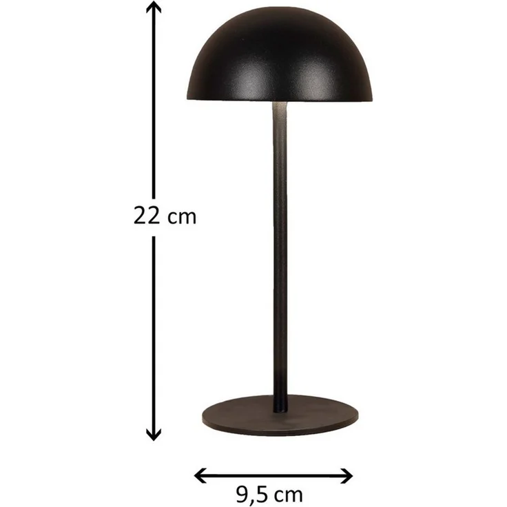 Coen Bakker Deco BV LED Außen-Tischleuchte Touch Tischlampe dimmbar mit Akku, In-/Outdoor, Touch-Funktion, LED fest verbaut, Tageslichtweiß – Bild 3