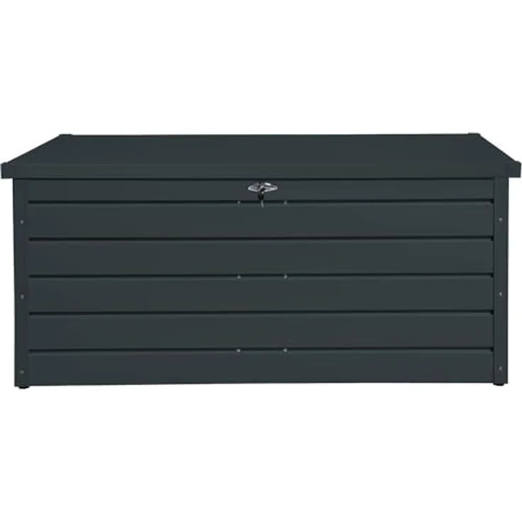 Duramax Kissenbox Metall Garten Gerätebox, 1045 L, wetterfest, gasdruckfeder-unterstützt, pulverbeschichtet – Bild 3