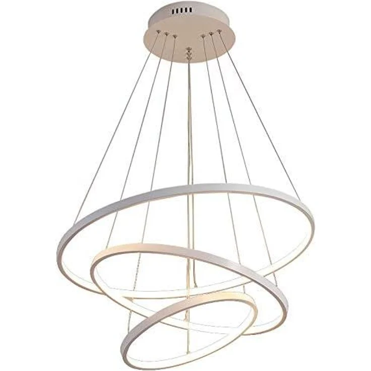 Euroton LED Pendelleuchte LED Pendelleuchte 2130 LED Hängelampe mit Fernbedienung, LED fest integriert, kalt - warm, 7000 k - 3000 k stufenlos einstellbar – Bild 4