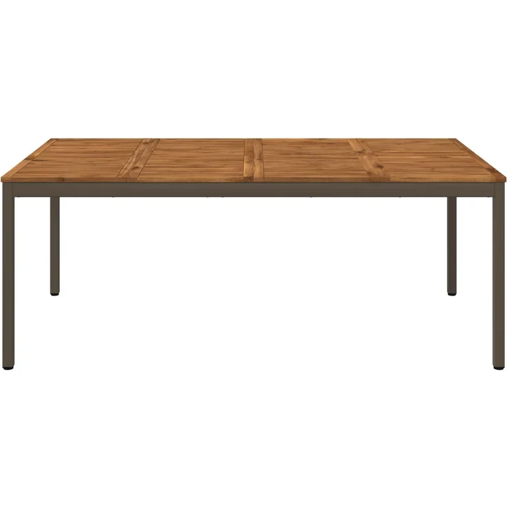 vidaXL Gartentisch NAARDEN Natur und Kaffee 196 x 100,5 x 75 cm 3394421 – Bild 3