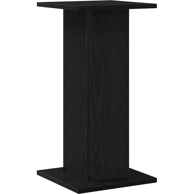 vidaXL Pflanzenständer 2 pcs Schwarz Eichen-Optik 30 x 30 x 60 cm 3345112 – Bild 4