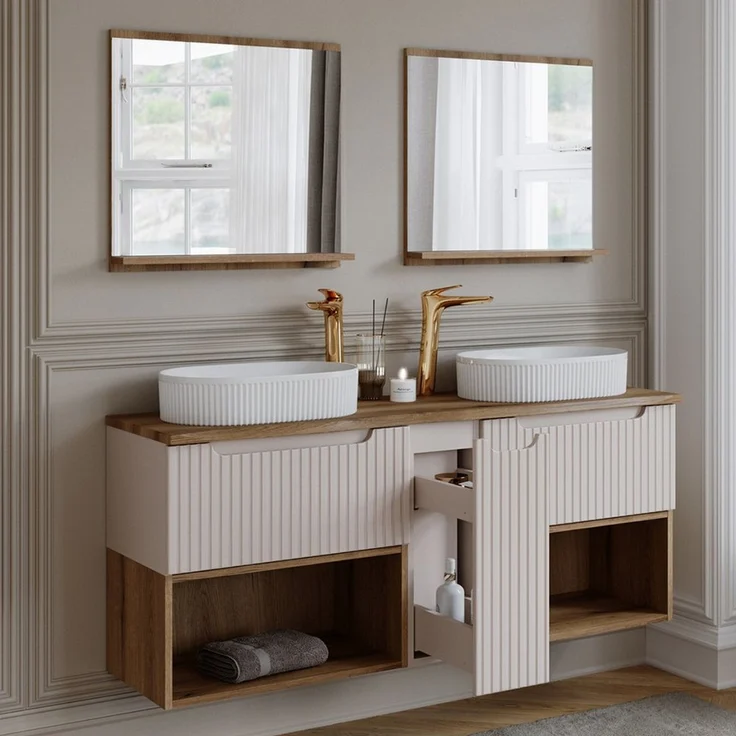 Lomadox Badregal NEWPORT-56-EVOKE, 60 cm breit, in Eiche – Bild 4