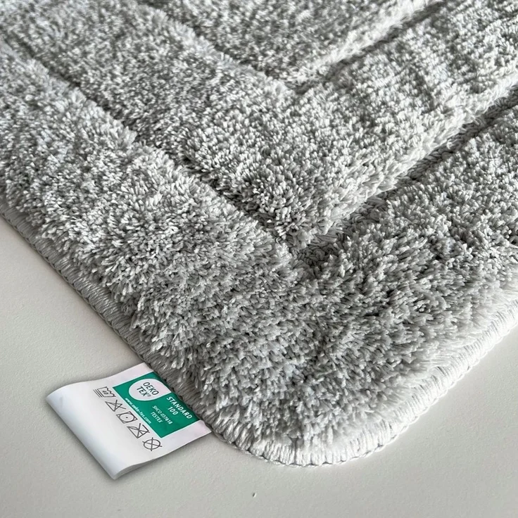 Karat Badematte Atlantis, Rutschhemmende Rückseite, Reckteckig, Polyester, In verschiedenen Farben & Größen – Bild 5