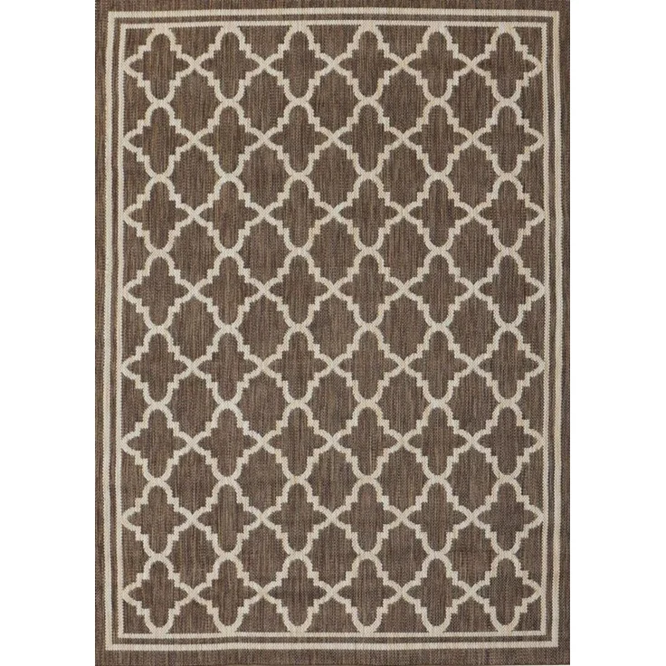 Vimoda Outdoorteppich Teppich Balkon Läufer Terrase, Rechteckig, Höhe: 5 mm, In & Outdoor Teppichfür Küche, Balkon, Flur, Terrasse, Raute Muster – Bild 3