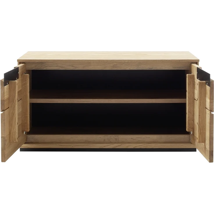 Garderoben-Set >ARAYA< (4-teilig) in Eiche teilmassiv - 158x195x40,5 (BxHxT) – Bild 3
