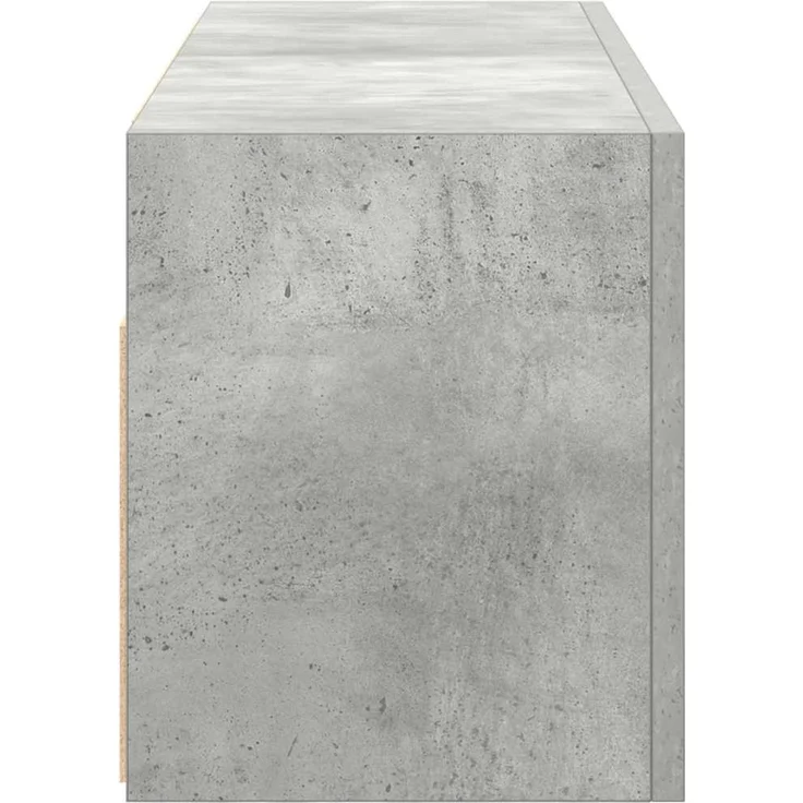 Bad-Wandschrank Betongrau 80 x 25 x 30 cm Holzwerkstoff – Bild 6