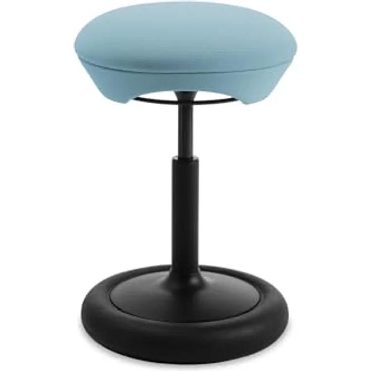 Topstar SITNESS HOP | Ergonomischer Sitzhocker mit dreidimensionaler Bewegung | Sitness-Technologie | Made in Germany | Farbe: schwarz/blau