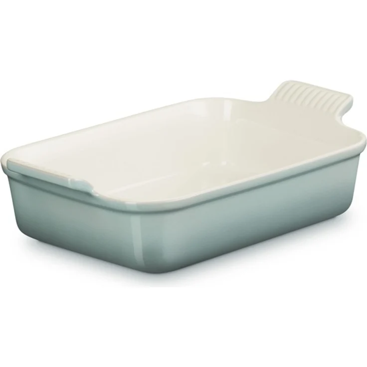 LeCreuset Auflaufform rechteckig 32cm Tradition | Sea Salt : Sea Salt – Bild 2