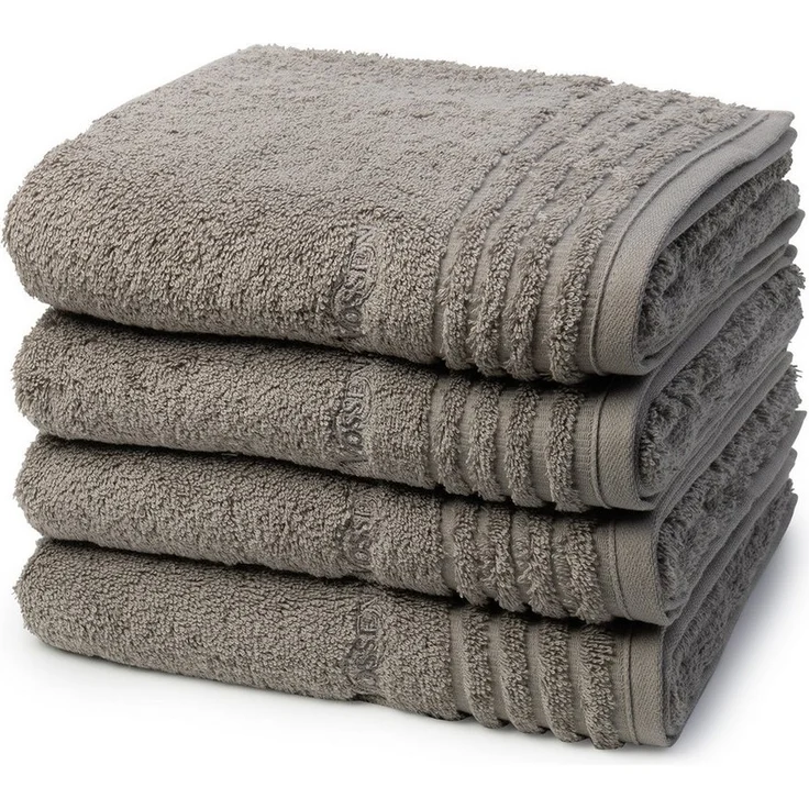 Vossen Vienna Style Supersoft 4 tlg. Frottier-Set - 4 X Handtuch (50 X 100cm) - 620 g/m2 - Pepplestone – Bild 3