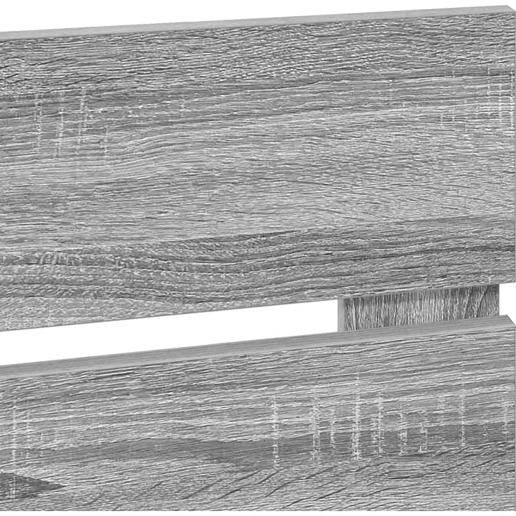 vidaXL Kopfteil Graues Sonoma Holzwerkstoff 100 x 143 x 3 cm Grau – Bild 7