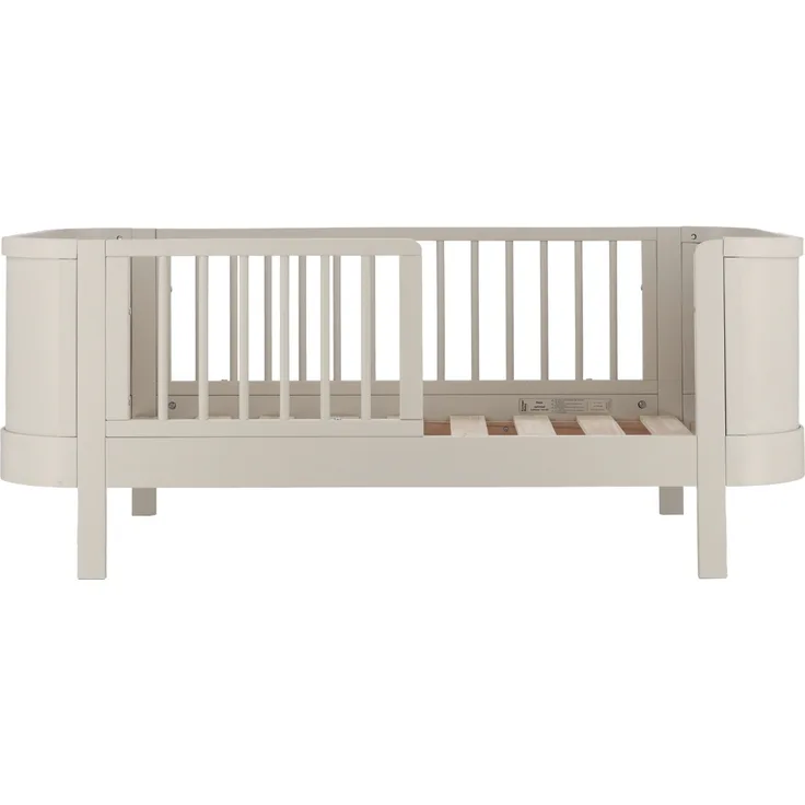 Europe Baby 'Heya' Kleinkinderbett, Massivholz & Sperrholz Oatmeal, 70x140 cm