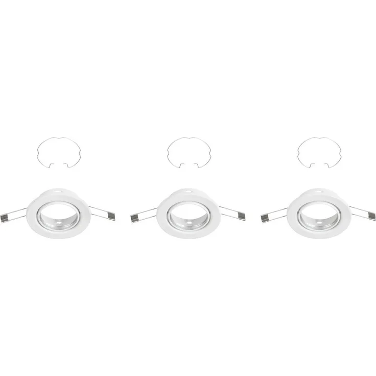 Briloner 3er Set Einbauleuchte weiß Ø 8,6 cm GU10