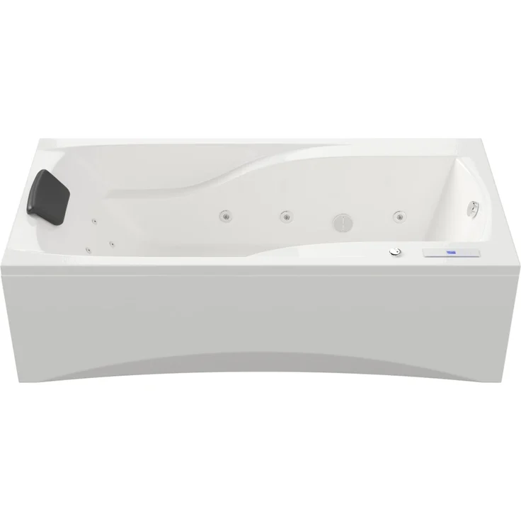 Rechteck Whirlpool Centauri 190x90 links Made in Germany 18 Düsen ohne Armatur : Ohne Armaturen – Bild 5