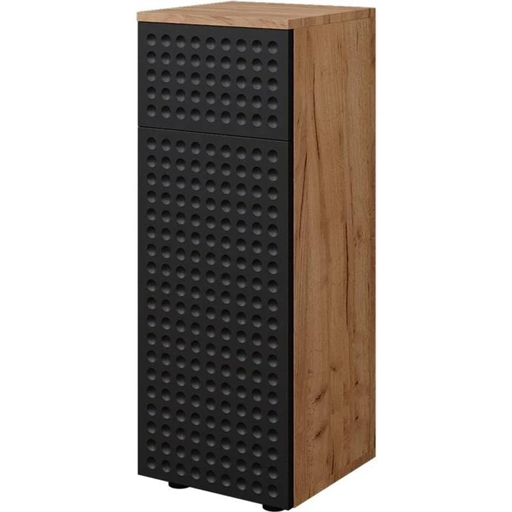 Vicco 'Irma' Midischrank, Holz, Anthrazit Gepunktet, 81 x 30 x 30 cm – Bild 1