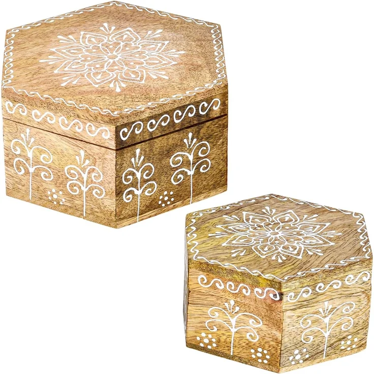 Marrakesch Orient & Mediterran Interior Schmuckkasten Schmuckdose, Schatulle, Box Hajdar – Bild 1
