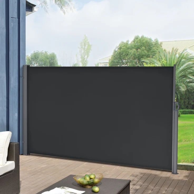 Seitenmarkise Mulhacén 160x300 cm Schwarz pro. tec – Bild 1