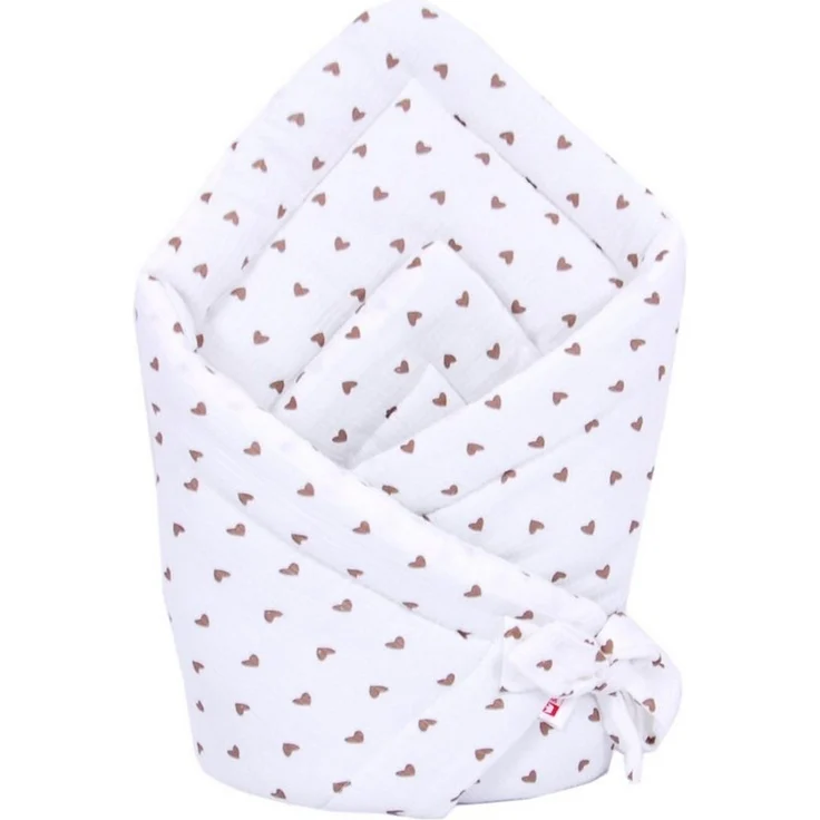 Einschlagdecke BABYLUX Einschlagdecke Musselin BABYHÖRNCHEN 75x75 cm Neugeborene, BabyLux – Bild 2