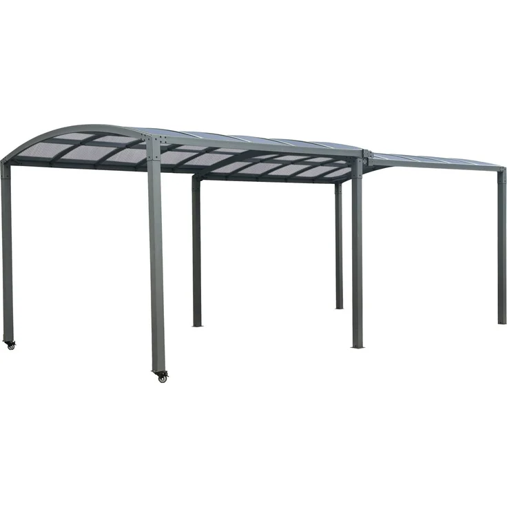 Tepro Pavillon Chicago 290 x 302-560 cm anthrazit Gartenzelt Gartenpavillon – Bild 3