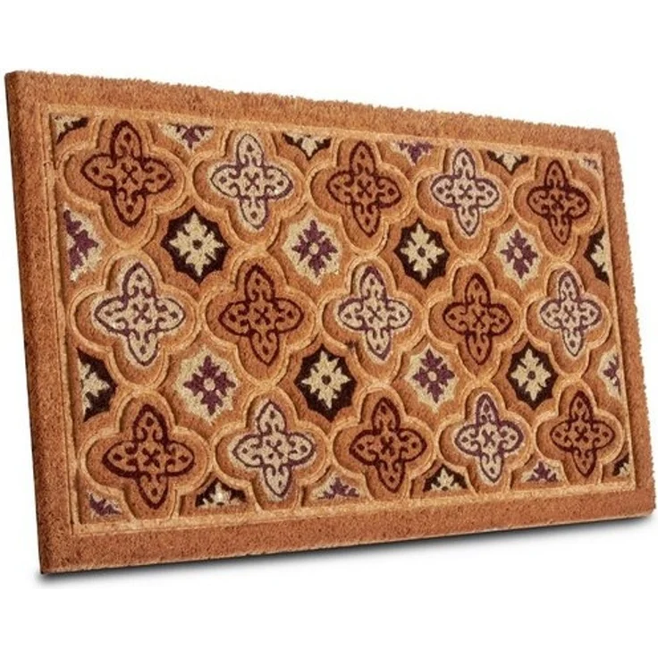 HANSE Home Fußmatte Mix Mats Kokos Moroccan Tiles, Türmatte, rechteckig, Höhe: 15 mm, Strapazierfähig, pflegeleicht, robust, wetterfest, UV-beständig – Bild 4
