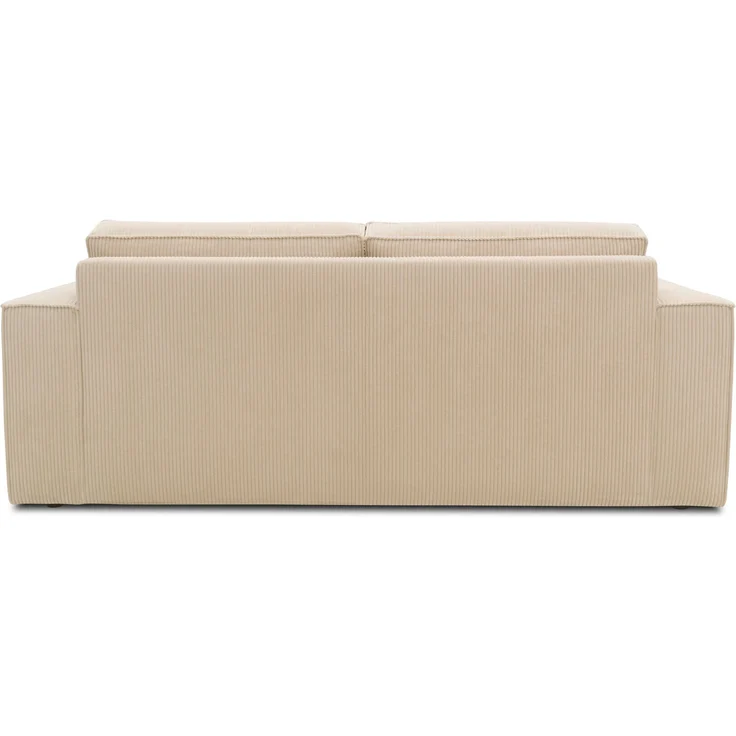DOMO. collection Sofa 100017, 2-Sitzer mit Rückenkissen und Armlehnen, 2er Couch, Polsterganitur, 210 x 93 x 84 cm (BxTxH), creme – Bild 5