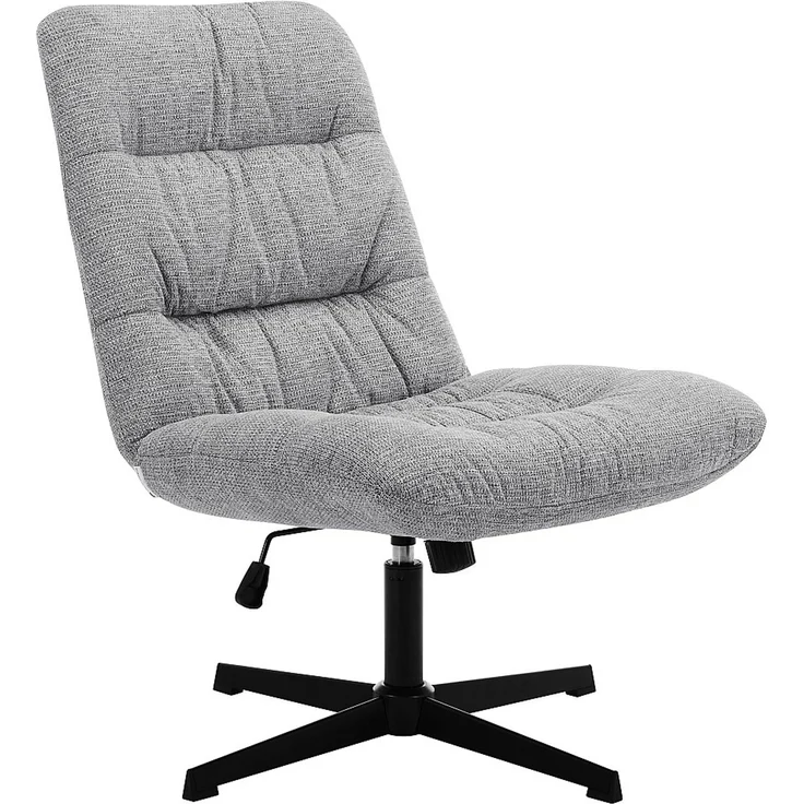 Vente-unique - SELENDO - Sessel mit gerader Rückenlehne - Metall - Grau - 68 x 77 x 104 cm – Bild 4