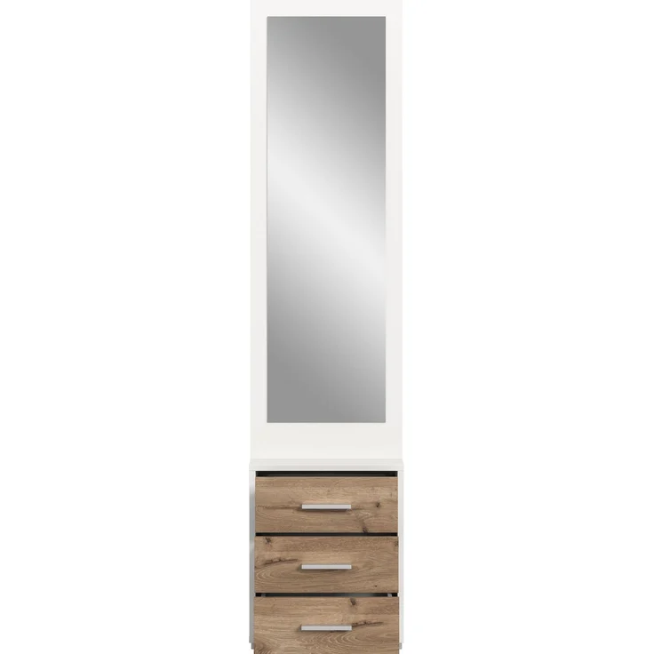 Garderobenkombination (B/H/T: 45x190x38 cm) in Nox Oak Nachbildung – Bild 3