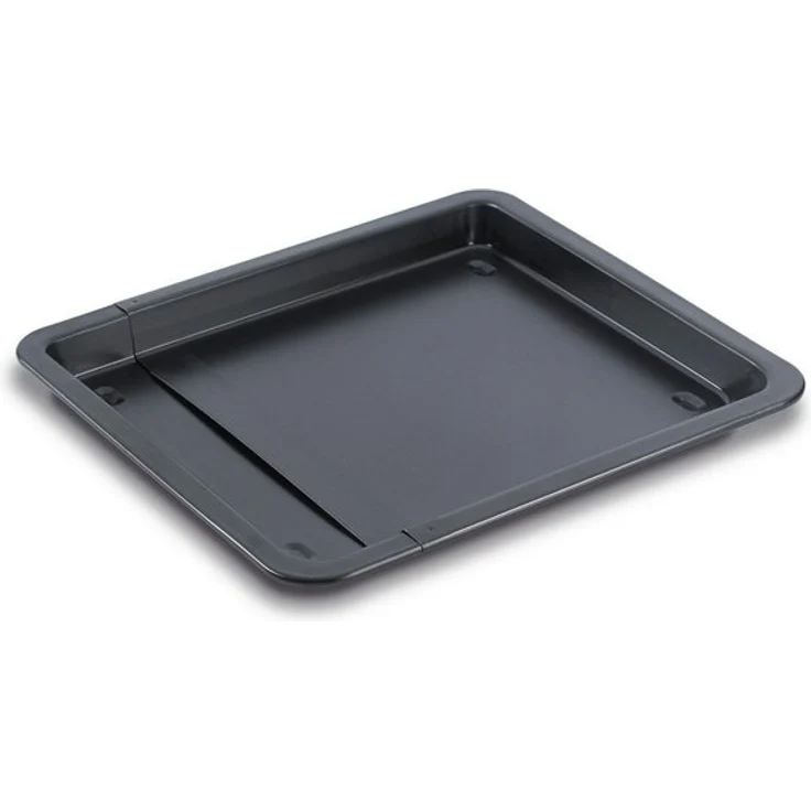Grizzly Backblech Rechteckiges, ausziehbares Ofenblech 33–52 cm verstellbar, (1-St), Größenverstellbares, antihaftbeschichtetes Backofenblech – Bild 4