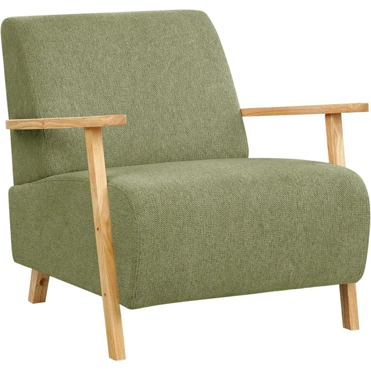 Sessel LESJA Stoff Grün
