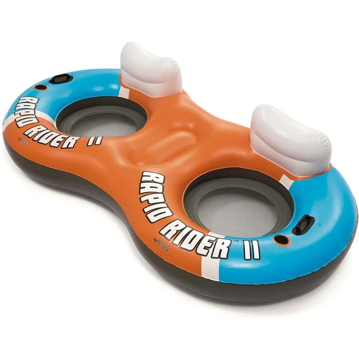 CoolerZ 2-Personen Schwimmring mit Rückenlehne X2 251 x 132 cm