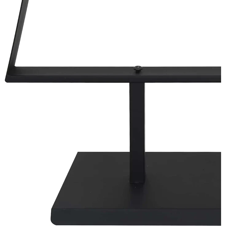 vidaXL Metall Weihnachtsbaum mit Ständer Schwarz 180 cm Stahl 42019173 – Bild 8