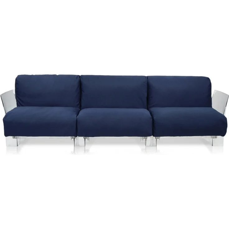 Kartell Pop Sofa Gänsedaunen/Baumwollstoff – Bild 2