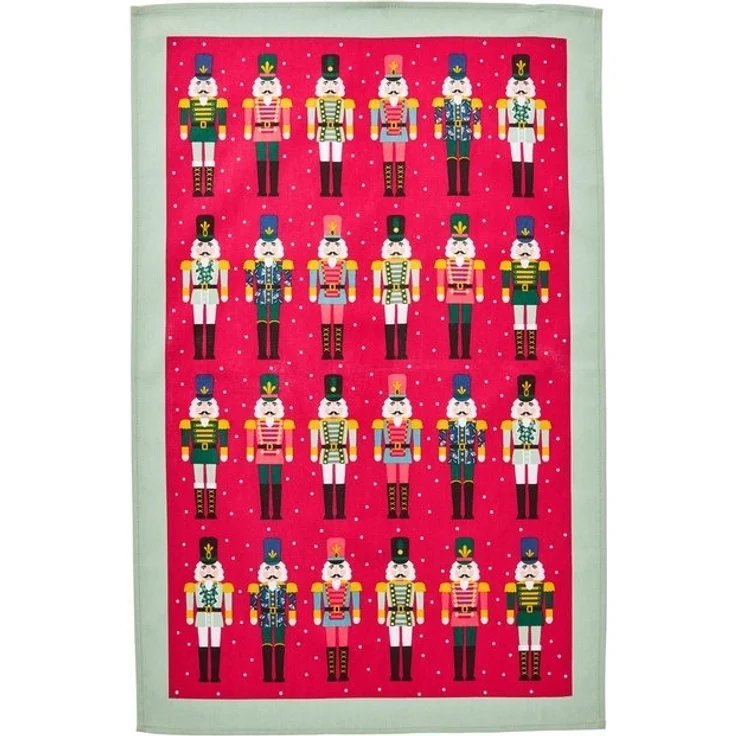 Ulster Weavers Geschirrtuch Nutcracker Parade, (1-tlg, 1-teilig), Küchentuch recycelte Baumwolle 48x74 cm – Bild 2