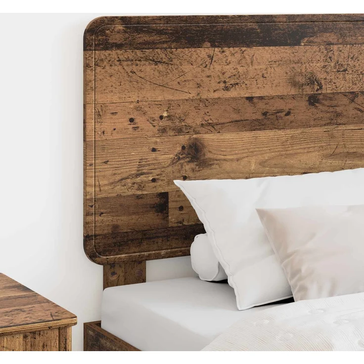 vidaXL Kopfteil Altholz Holzwerkstoff 100 x 102 x 3 cm Braun – Bild 3