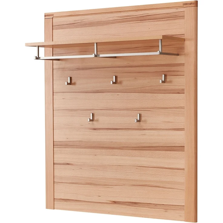 Garderoben-Set >Nature One< 3-teilig, soft-close, FSC Kernbuche teilmassiv - 179x201x40cm (B/H/T) – Bild 5