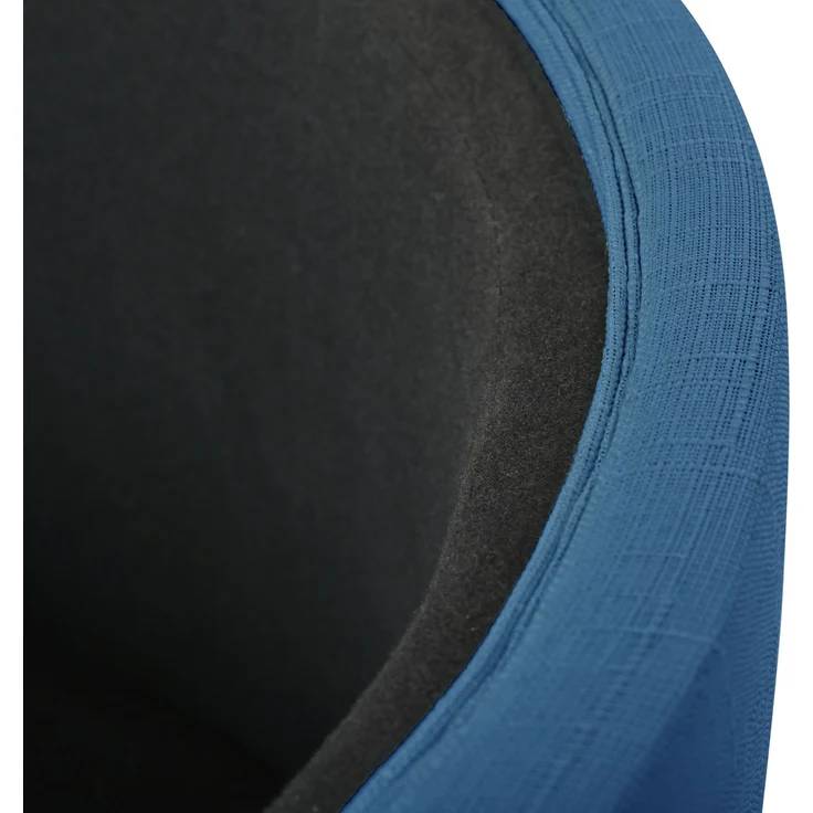 Ball & Cast 2er-Set Nesting-Hocker mit Stauraum, Fußhocker mit Leinenbezug und Holzablage, 58 cm runder Couchtisch & Bank, Blau--Blau--59.6x59.6x38cm--YOUDENOVA – Bild 10